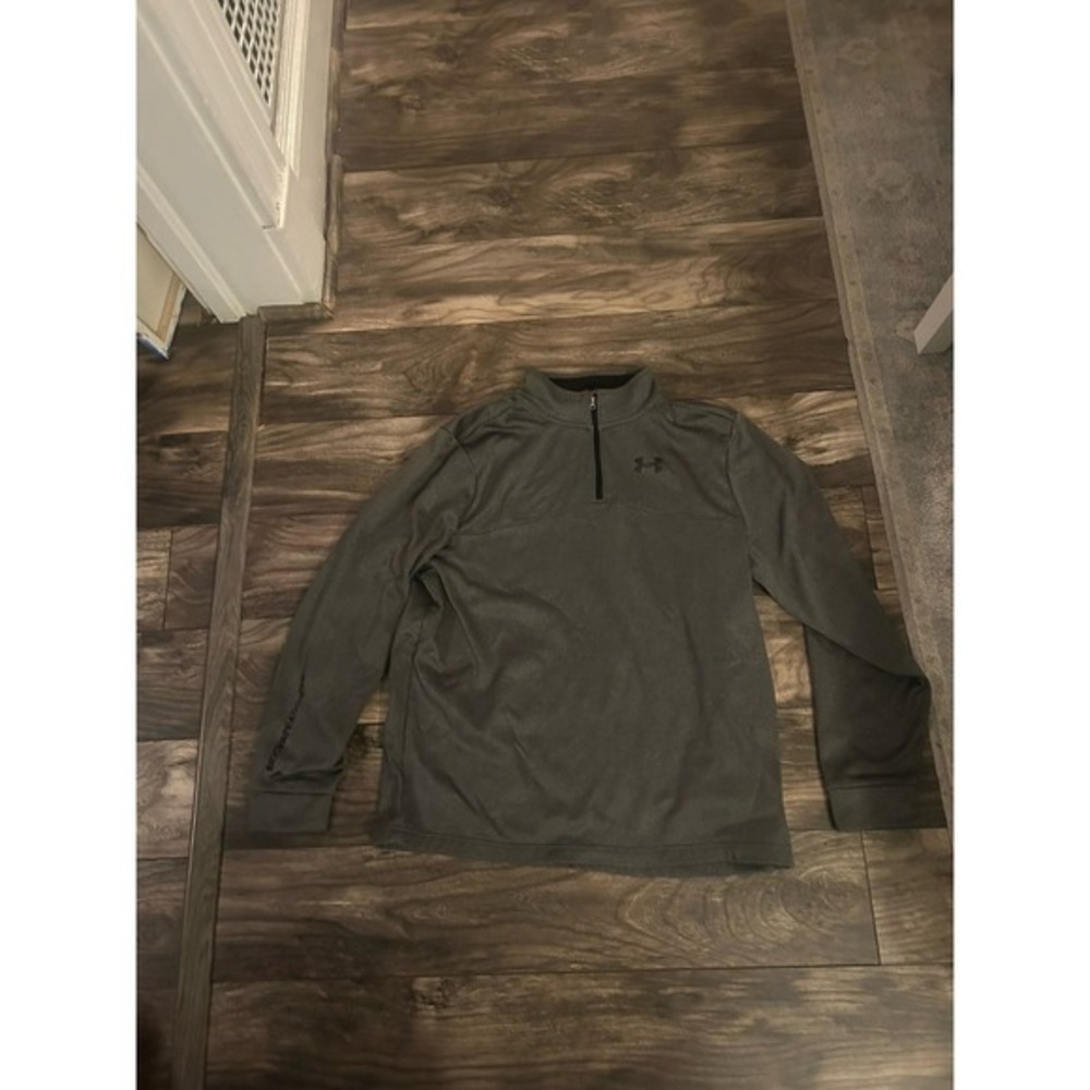 Under Armour  1/4 Zip Pullover Dark Gray Large Mens‎ 382